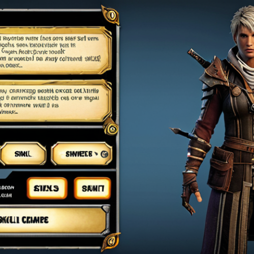 Home 15 **
A character from Eternal Return strategically leveling up their skills, with emphasis on the skill tree UI. Show the character deep in thought, considering the best skill progression path to maximize damage and survivability. The background subtly displays the game's environment.
**