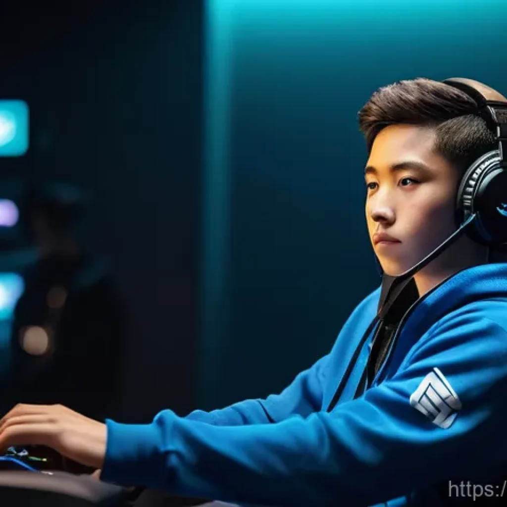 이터널리턴 토너먼트 우승 팁 - **Prompt 1: Calm Before the Storm** "A young esports player, gender-neutral, sits calmly in a hi...