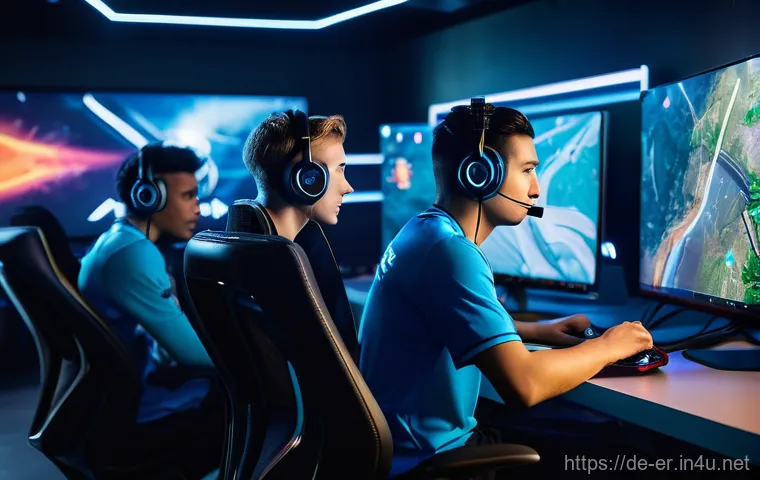 이터널리턴 토너먼트 우승 팁 - **Prompt 1: Calm Before the Storm** "A young esports player, gender-neutral, sits calmly in a hi...
