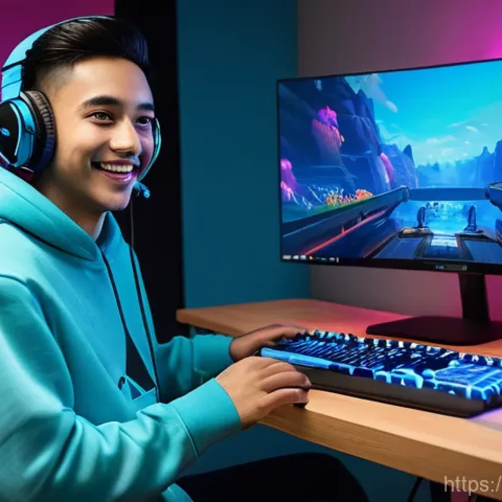 이터널리턴 게임 외적 수익 창출 - **Vibrant Gaming Streamer Interacting with Community:** A young adult (gender-neutral, wearing a...