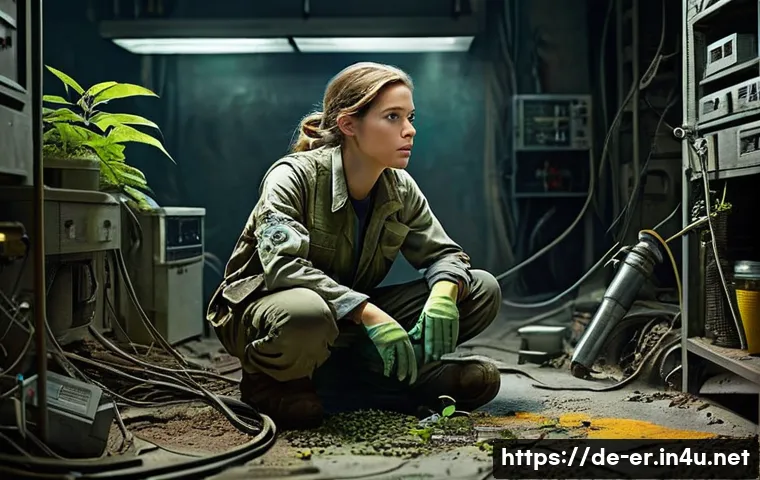 이터널리턴 게임 관련 도서 추천 - **Prompt 1: Resourceful Survivor in a Desolate Lab** "A young, determined female survivor, dress...
