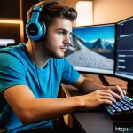 이터널리턴 플레이 타임별 보상 - A dynamic and vibrant gaming setup scene focused on effective time management in a popular battle ro...