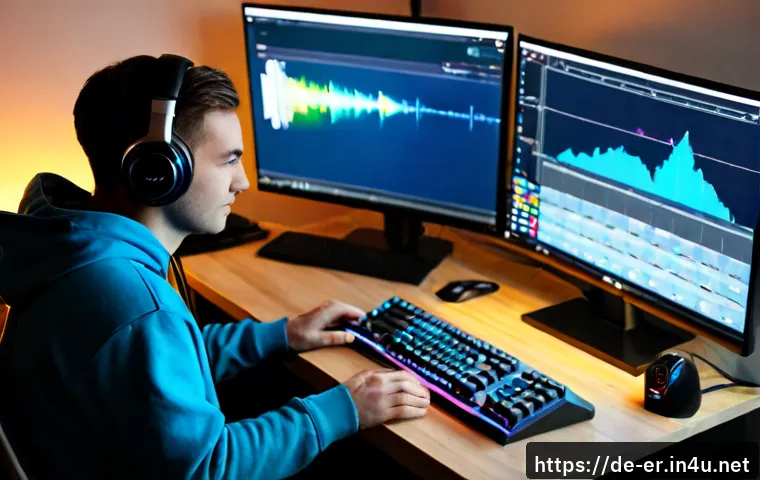 이터널리턴 연습 모드 최적화 - Photorealistic German gaming enthusiast optimizing a practice session at a clean desktop setup, focu...